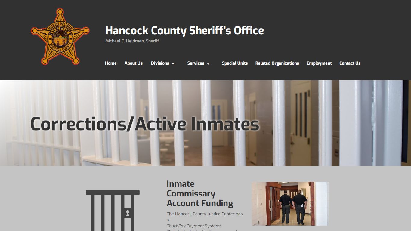 Corrections - Hancock Sheriff
